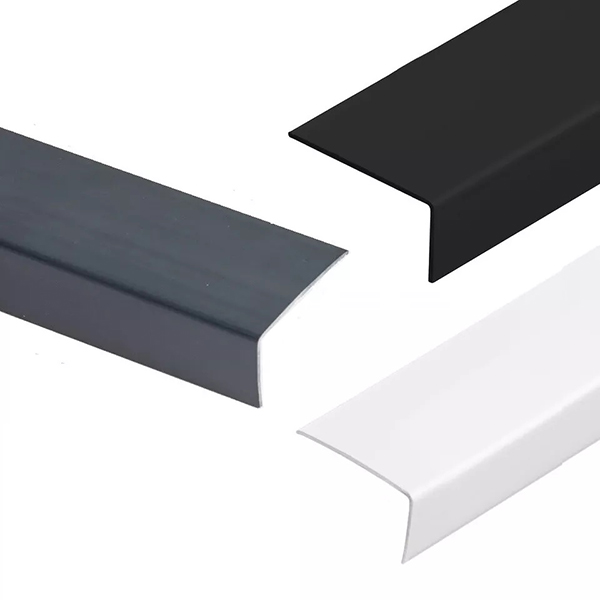 Unequal Angle Plastic Trim PVC Cover Strip Rigid Corner Angle Edging 1m