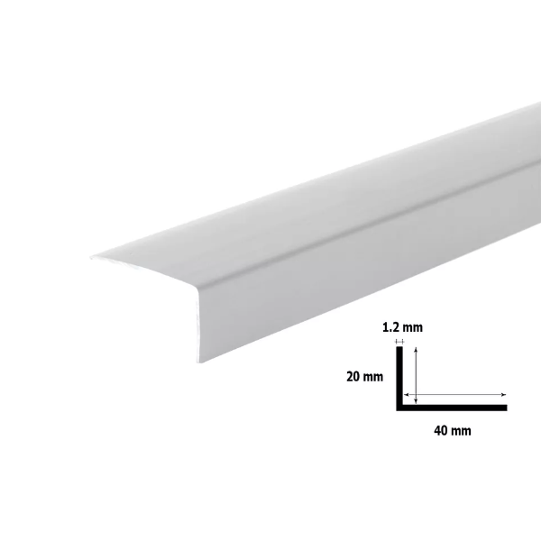 Unequal PVC Plastic Corner 90 Degree Angle Trim 