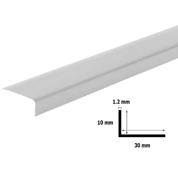 Unequal PVC Plastic Corner 90 Degree Angle Trim 