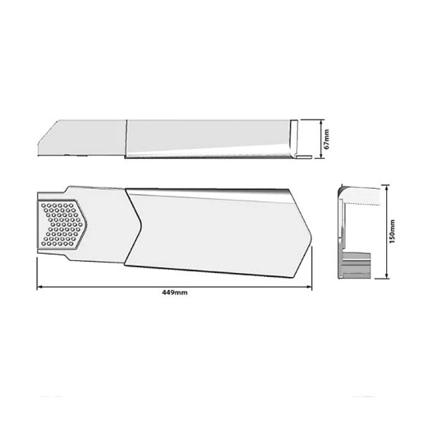 UPVC Dry Verge Units - 449mm 