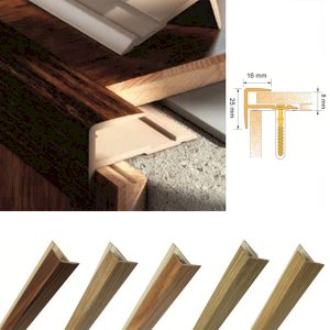 UPVC Push-In Stair Nosing Edge for Step Protection