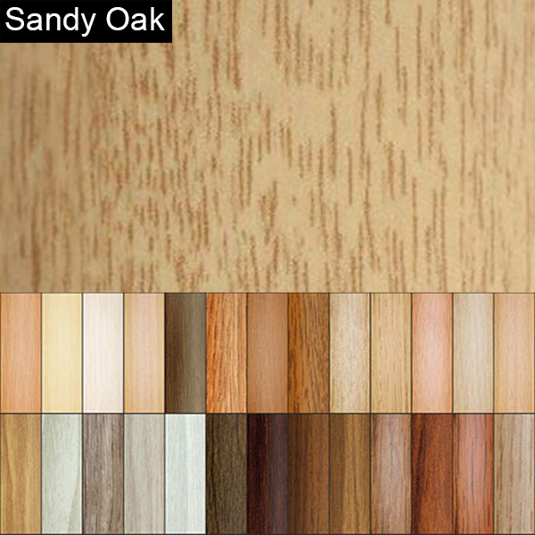 UPVC Self-Adhesive Wood Effect Stair Edge Nosing Trim