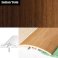 UPVC Wood Effect Screw Fix Door Threshold For Carpet & Laminate Floor