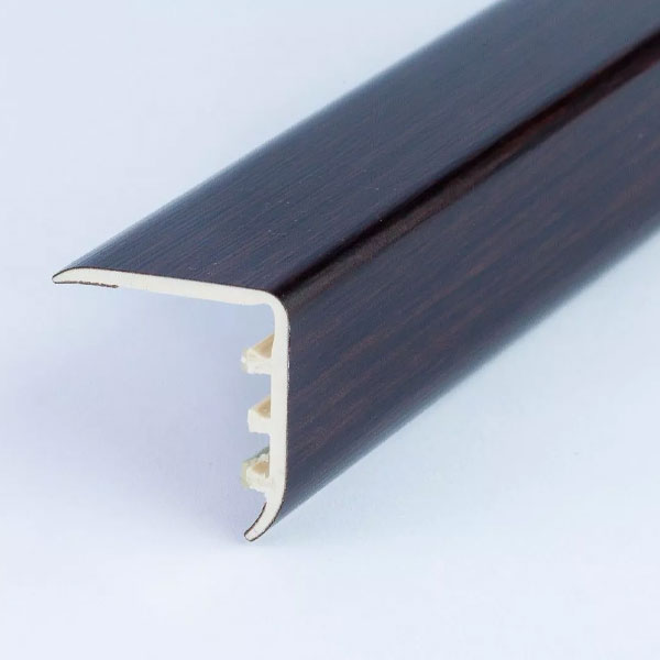 UPVC Wood Effect Stair Nosing Edge Trim 25mm x 25mm