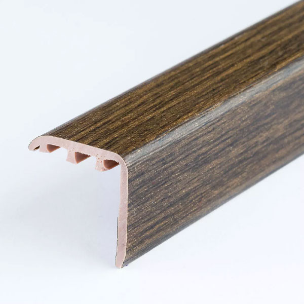 UPVC Wood Effect Stair Nosing Edge Trim 25mm x 25mm