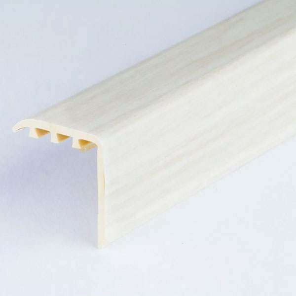 UPVC Wood Effect Stair Nosing Edge Trim 25mm x 25mm