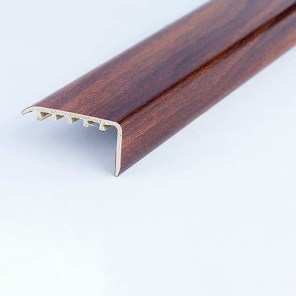 UPVC Wood Effect Stair Nosing Edge Trim 45mm x 22mm