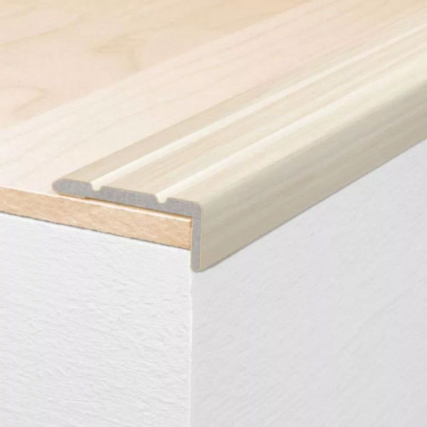 UPVC Wood Effect Stair Nosing Edge Trim 45mm x 22mm