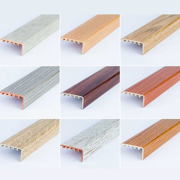 UPVC Wood Effect Stair Nosing Edge Trim 45mm x 22mm
