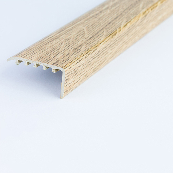 UPVC Wood Effect Stair Nosing Edge Trim 45mm x 22mm