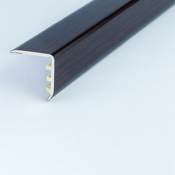 UPVC Wood Effect Stair Nosing Edge Trim 45mm x 22mm