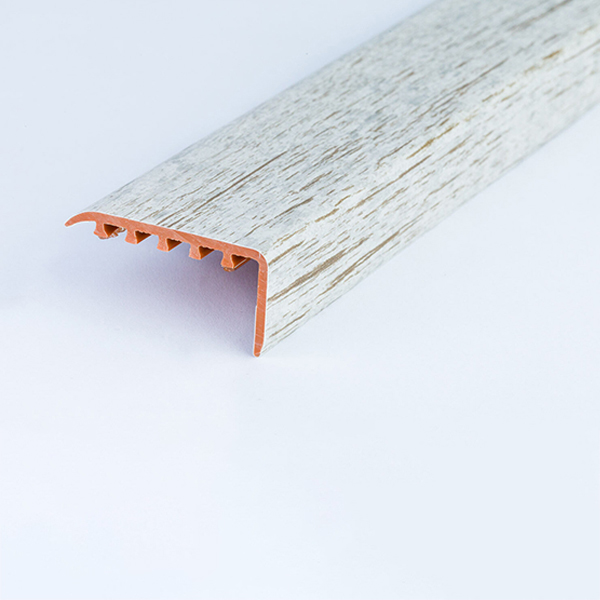 UPVC Wood Effect Stair Nosing Edge Trim 45mm x 22mm