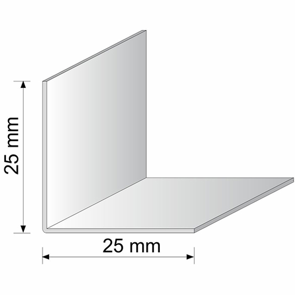 Yellow Plastic PVC Corner 90 Degree Angle Trim 2.5m Long