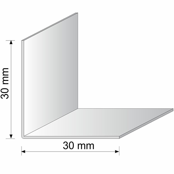 Yellow Plastic PVC Corner 90 Degree Angle Trim 2.5m Long